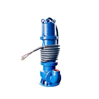 Buy Ductile Iron Electric Submersible Slurry Pump 7.5kw 5.5hp 25m³/H 50m Submersible Drainage Pump online manufacture